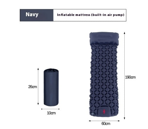 Outdoor Camping Press Inflatable Sleeping Pad