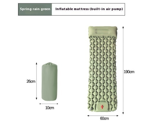 Outdoor Camping Press Inflatable Sleeping Pad